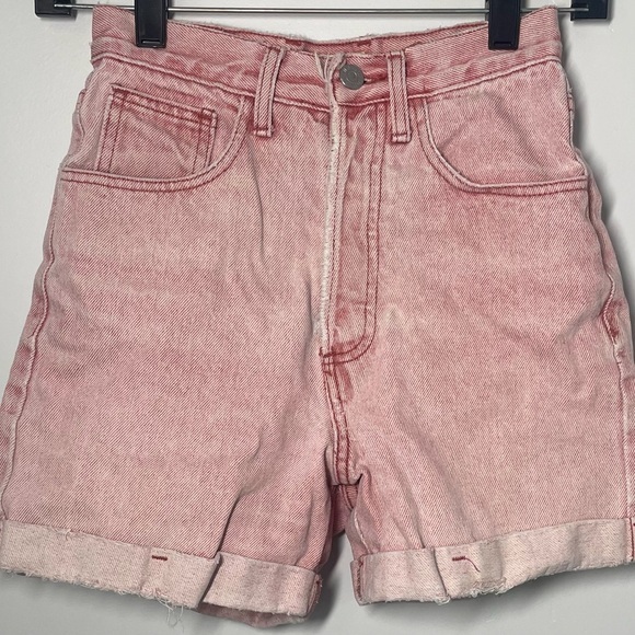 Guess Jeans by George Marciano Denim Shorts Women’s 26 pink - Picture 1 of 16